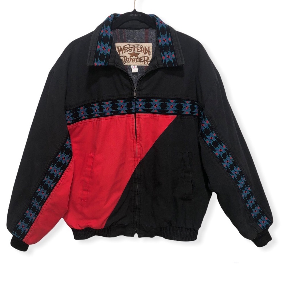 Western Frontier Vintage Blanket Lined Canvas Jacket